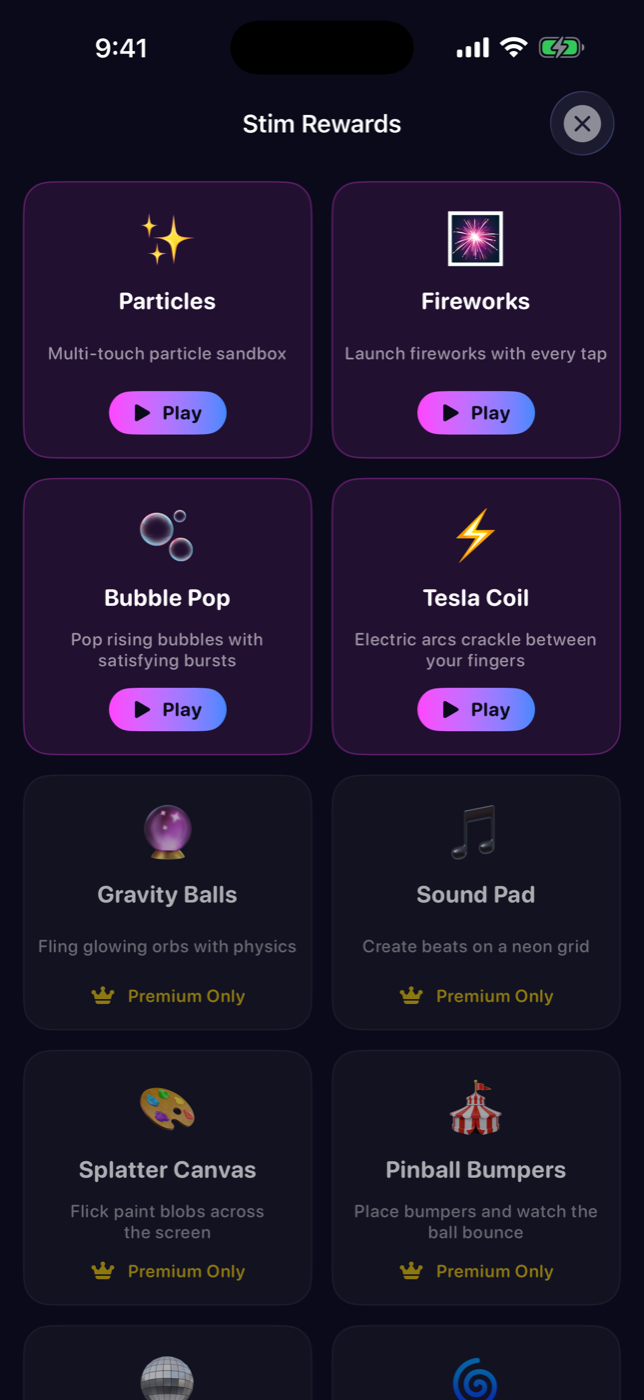 Stim rewards gallery